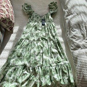 Green floral dress from Abercrombie & Fitch